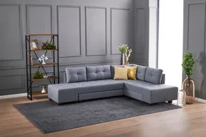 Manama Style Corner Sofa with Bed